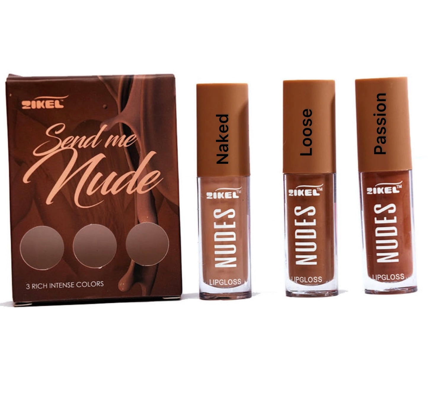 Zikel - Send Me Nude Lipgloss Set (B)