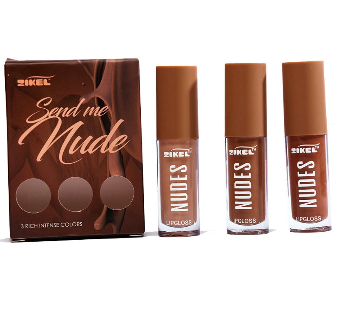 Zikel - Send Me Nude Lipgloss Set (B)